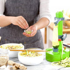 Automatic Electric Fruit and Vegetable Peeler with Adjustable Spikes and Non-Slip Base for Even Peeling