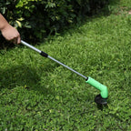 Cordless Grass Cutter Electric Trimmer Lightweight Portable Yard Edger with Extension Pole and Debris Shield