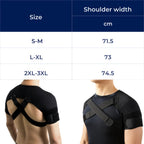 AlignR Shoulder Support Brace Cross-Compression Stability Breathable Mesh Comfort Relieves Shoulder Pain Improves Posture