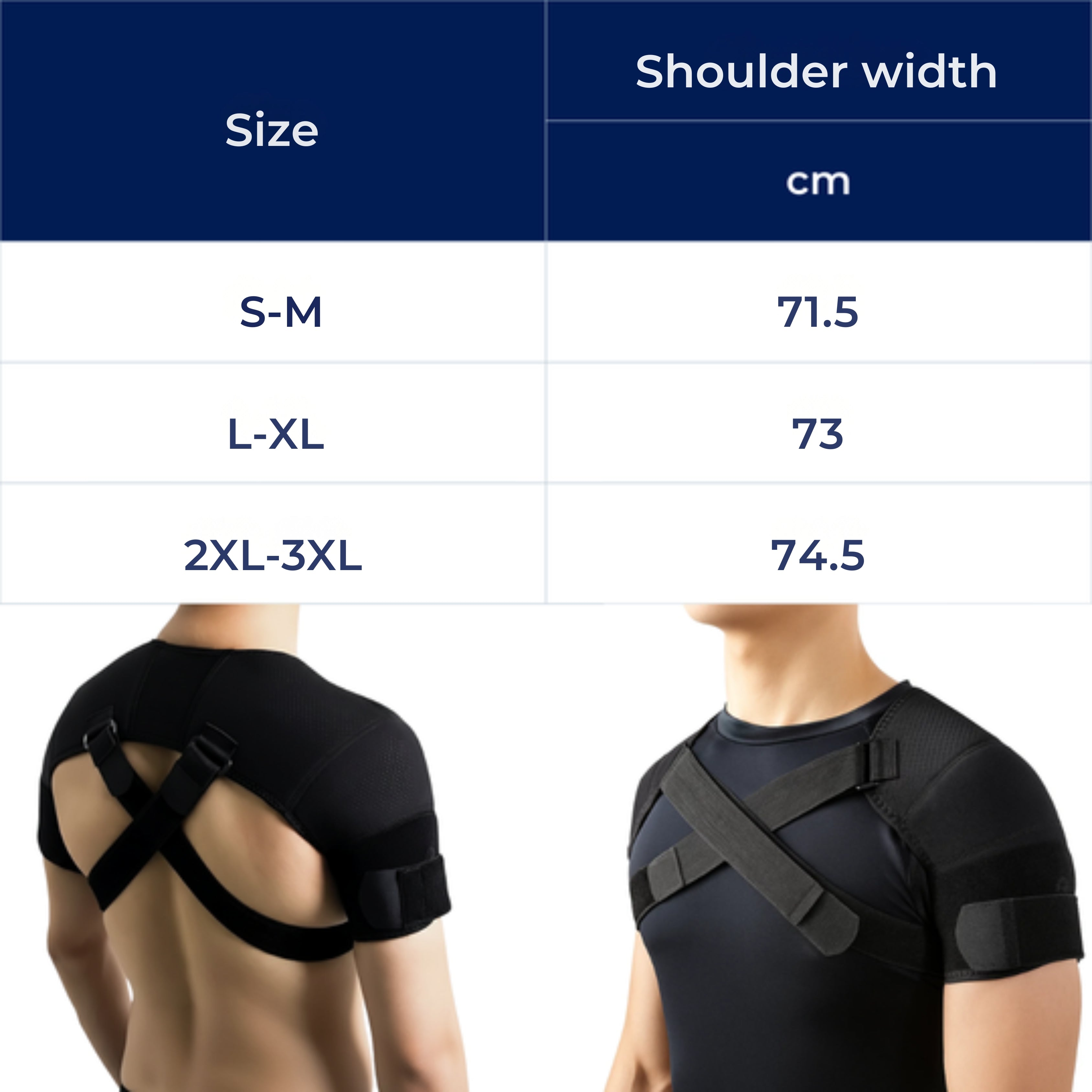 AlignR Shoulder Support Brace Cross-Compression Stability Breathable Mesh Comfort Relieves Shoulder Pain Improves Posture