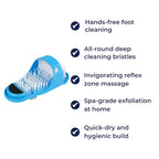 FeetEase Shower Foot Scrubber Mat No-Bend Deep Clean Massage Suction-Cup Anti-Slip Foot Cleaner