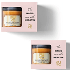 Pure Keratin Hair Mask Natural Repair Treatment for Damaged Hair Nourishing Shine and Strength