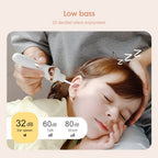 Gentle Ear Wax Suction Vacuum Cleaner with LED Light USB Rechargeable Painless Ear Aspirator with Silicone Tips