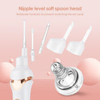Gentle Ear Wax Suction Vacuum Cleaner with LED Light USB Rechargeable Painless Ear Aspirator with Silicone Tips