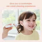 Gentle Ear Wax Suction Vacuum Cleaner with LED Light USB Rechargeable Painless Ear Aspirator with Silicone Tips