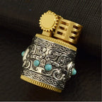 Retro Armor Mini Kerosene Lighter Metal Vintage Design Compact Pocket Flame