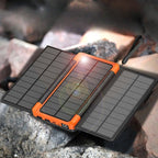 Solar Fast Charging Portable Power Bank 20000mAh Large Capacity Solar Charger with Compass and Lanyard