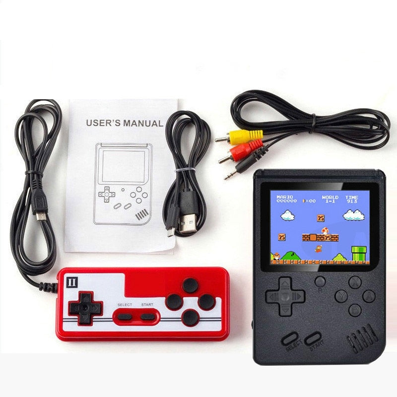 RetroMaster 400X Handheld Game Console with 400 Classic Games Rechargeable Battery TV Output
