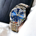 Rhombus Men's Luxury Watch Stainless Steel Diamond-Shaped Case Sapphire Glass Leather Strap