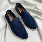 Ricardo Slip-On Loafers Men’s Classic Suede Dress Shoes Comfortable Casual Office Footwear