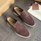 Ricardo Slip-On Loafers Men’s Classic Suede Dress Shoes Comfortable Casual Office Footwear