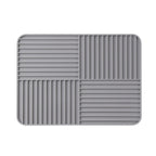 Ridged Foldable Silicone Drying Mat Heat-Resistant Non-Slip Kitchen Counter Protector 12x16 Inches