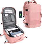 Durable Water-Resistant Hiking Backpack with USB Charging Port Spacious Travel Daypack