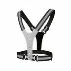 RUNSPARK LED Safety Vest Reflective Polyester with 3 Light Modes USB Rechargeable for Night Visibility