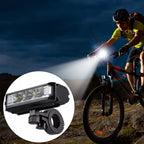 Super Bright LED Bike Headlight Front Light USB Rechargeable 900-2600 Lumens Waterproof Black Aluminum