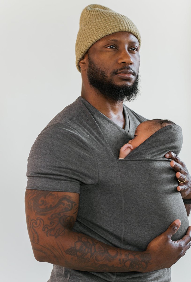 Cotton Baby Wrap Carrier Hands-Free Soft Ergonomic Baby Sling with Versatile Sizing