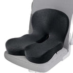Seat Cushion with Memory Foam Lumbar Support Ergonomic Office and Car Seat Pad for Back Pain Relief