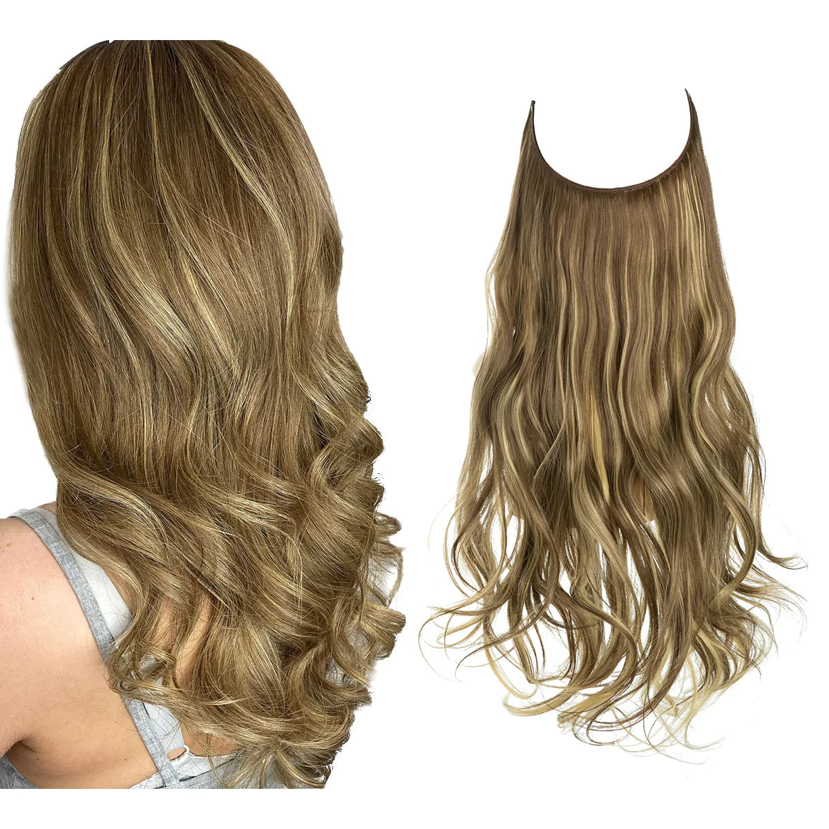 SecretHair Real Hair Extensions Remy Quality Seamless Natural Volume and Length