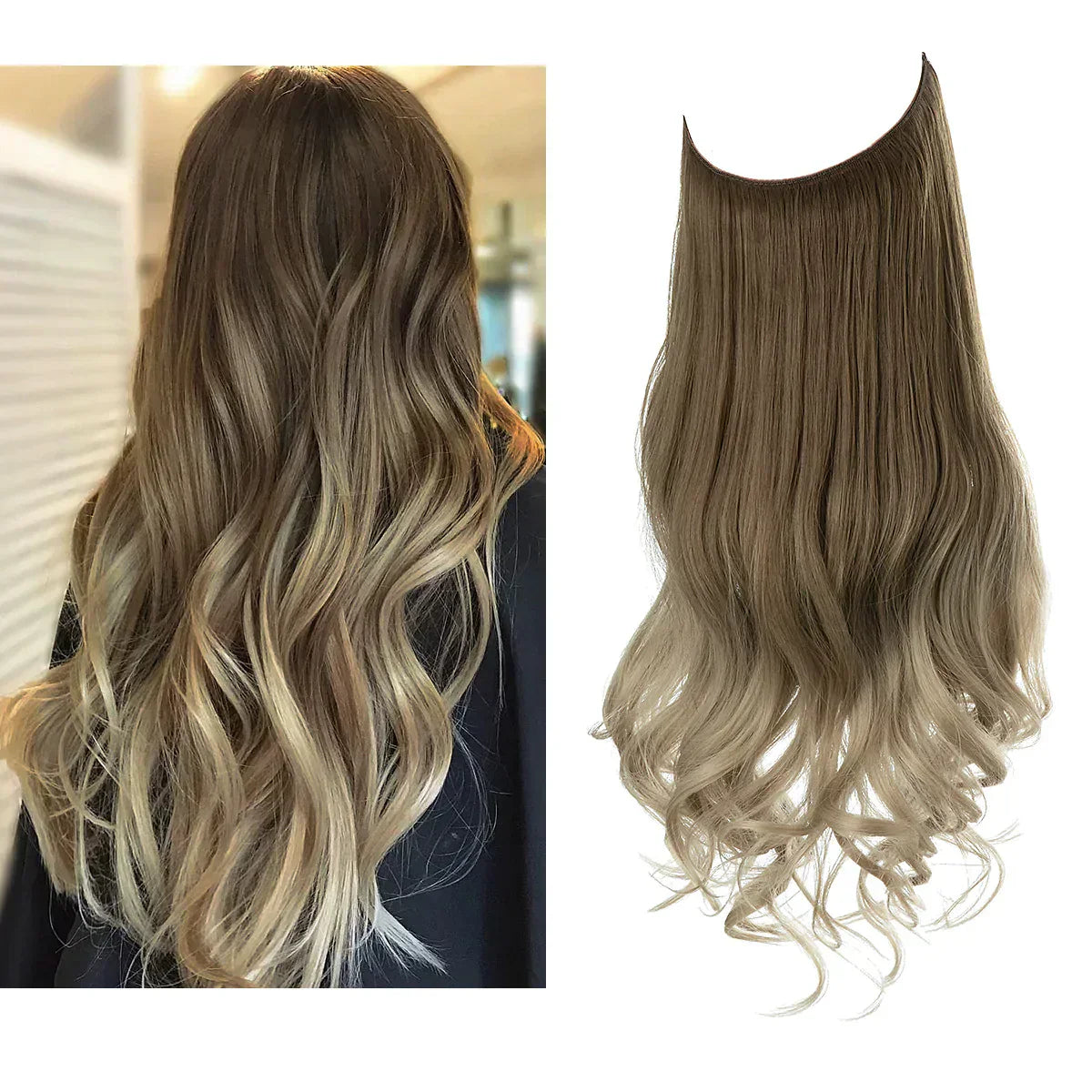 SecretHair Real Hair Extensions Remy Quality Seamless Natural Volume and Length