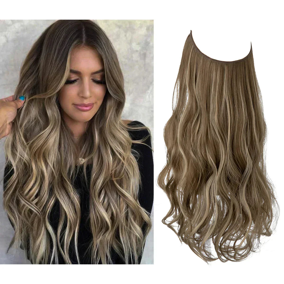 SecretHair Real Hair Extensions Remy Quality Seamless Natural Volume and Length