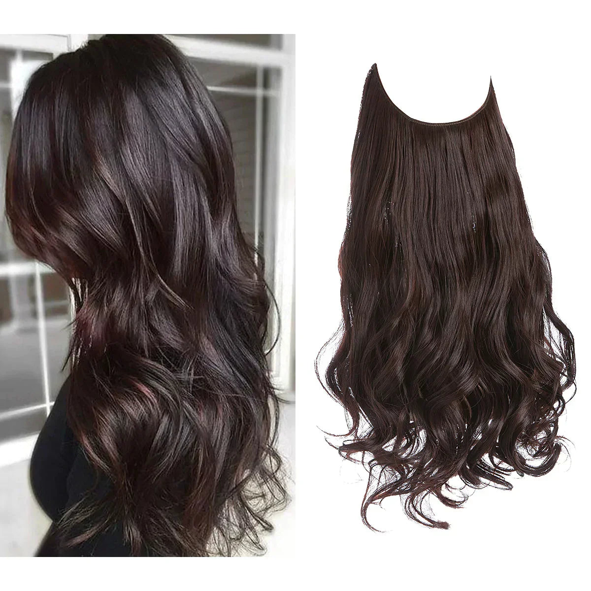 SecretHair Real Hair Extensions Remy Quality Seamless Natural Volume and Length