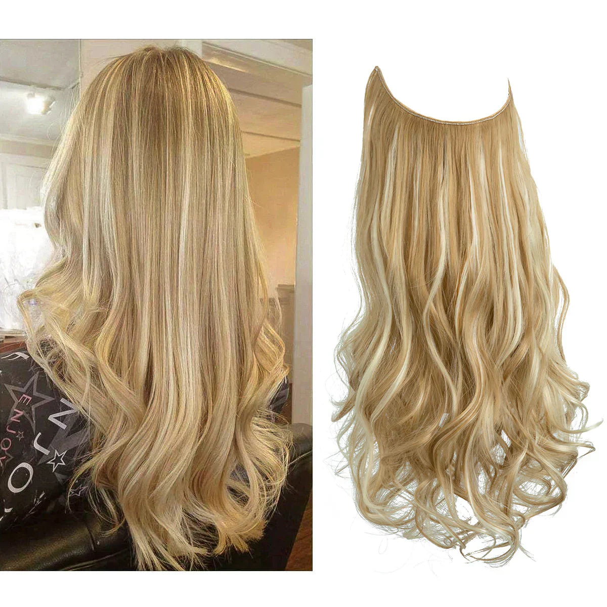 SecretHair Real Hair Extensions Remy Quality Seamless Natural Volume and Length