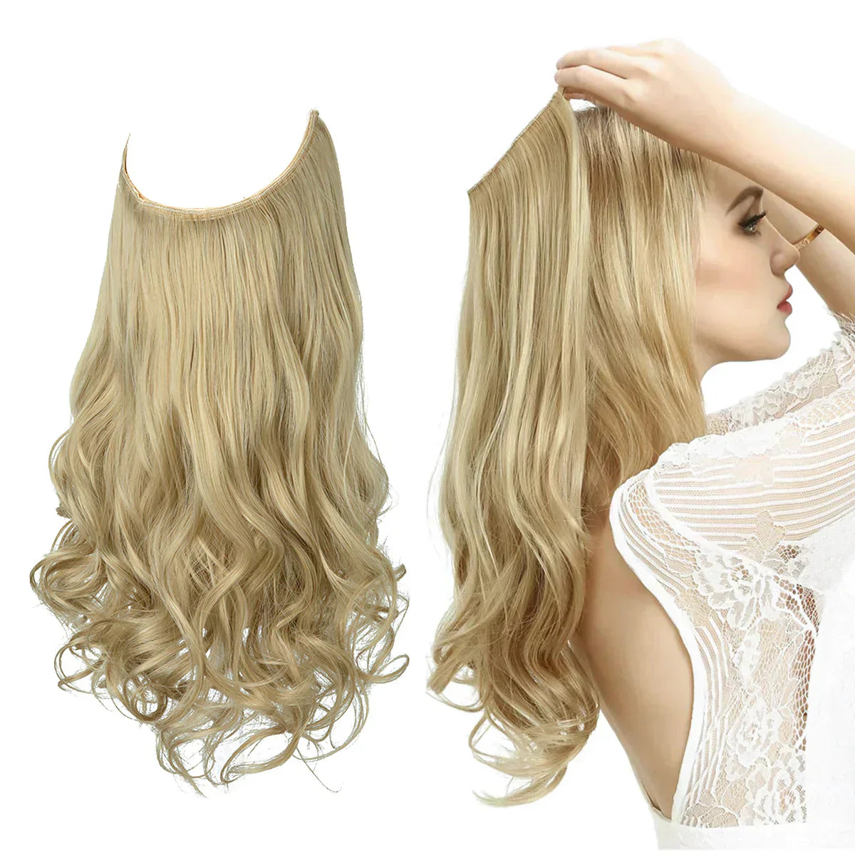 SecretHair Real Hair Extensions Remy Quality Seamless Natural Volume and Length