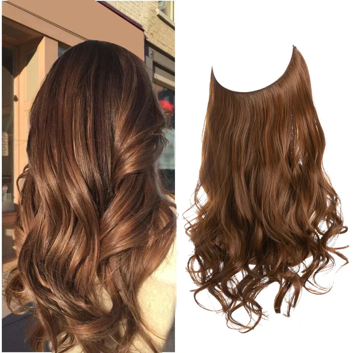 SecretHair Real Hair Extensions Remy Quality Seamless Natural Volume and Length