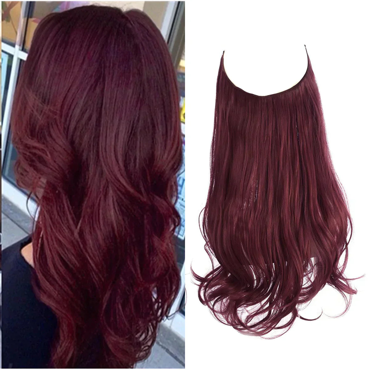 SecretHair Real Hair Extensions Remy Quality Seamless Natural Volume and Length