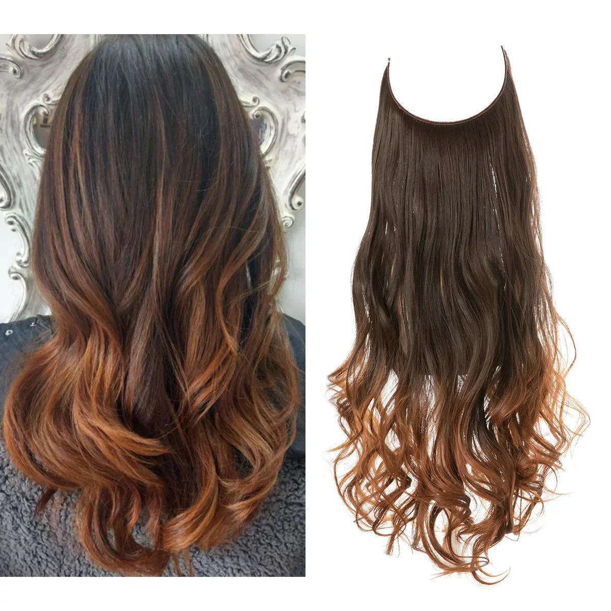 SecretHair Real Hair Extensions Remy Quality Seamless Natural Volume and Length