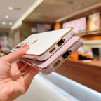 Samsung Galaxy Shock-Resistant Plated Square Phone Case Luxurious Protective Cover