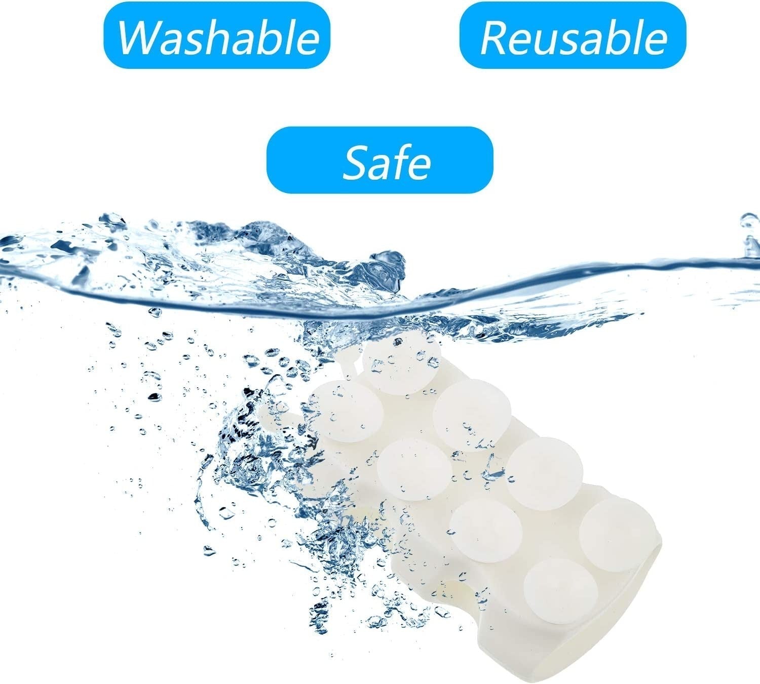 Adjustable Silicone Shower Head Holder with Suction Cup Wall Mount, White or Gray, Universal Fit