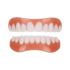 Silicone Cosmetic Teeth Covers Ultra-Thin Whitening Dental Veneers Hypoallergenic Comfortable Fit