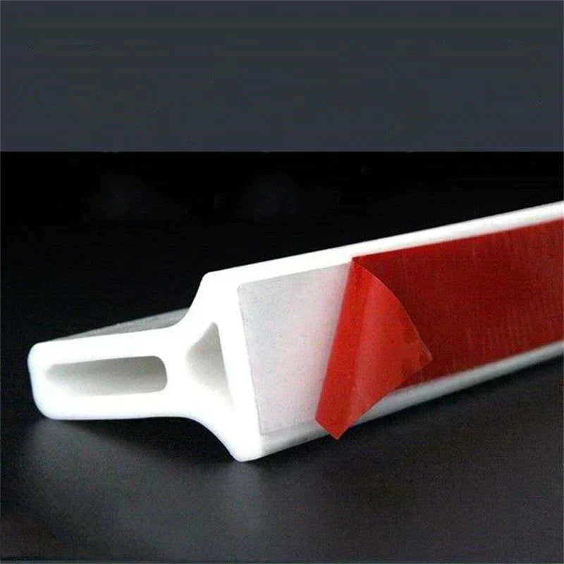 Silicone Shower Barrier Water Stopper Strip Flexible Waterproof Shower Door Seal