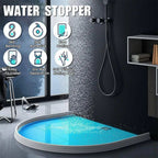 Silicone Shower Barrier Water Stopper Strip Flexible Waterproof Shower Door Seal