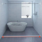 Silicone Shower Barrier Water Stopper Strip Flexible Waterproof Shower Door Seal
