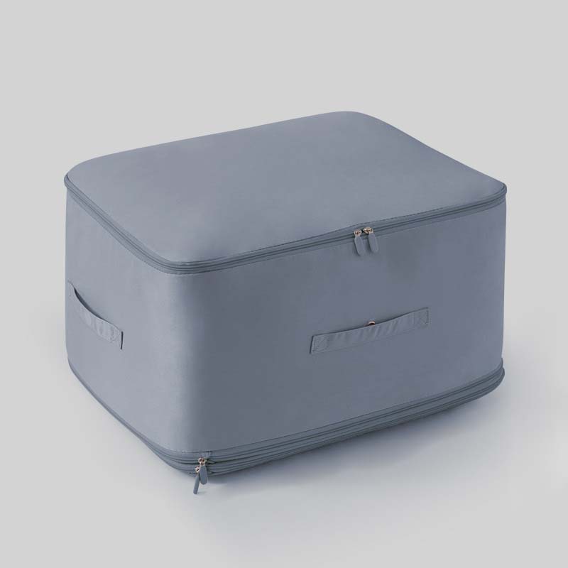 Duvet Storage Bag Premium Nylon Space-Saving Compression with Reinforced Handles Gray Oat Pink Blue