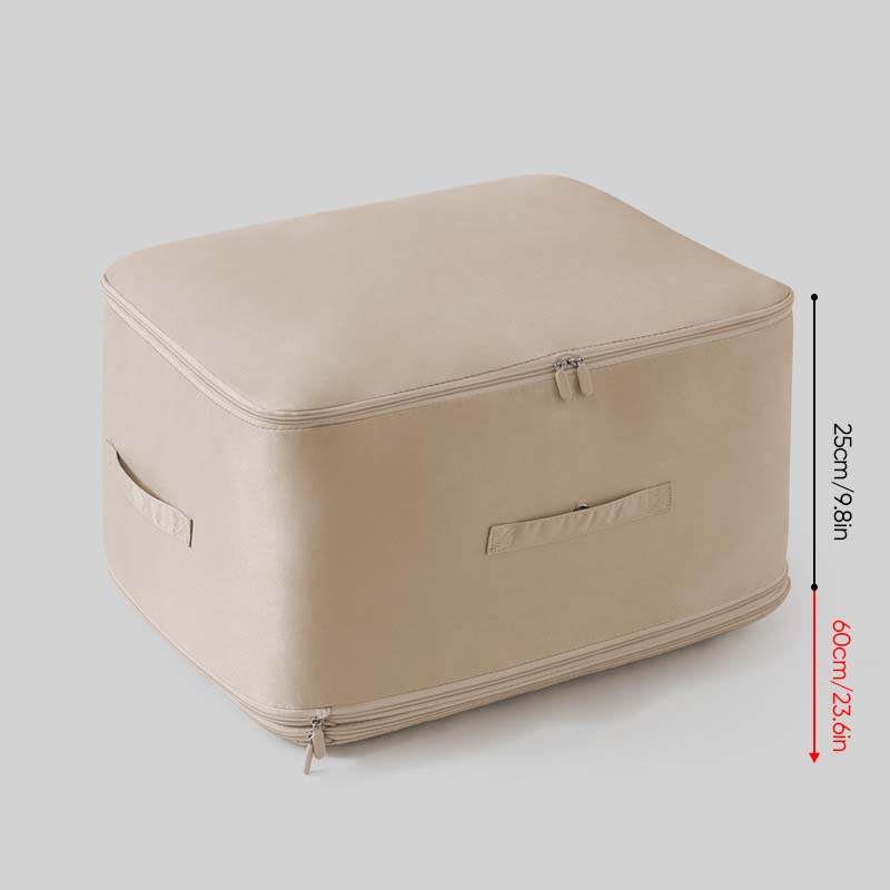 Duvet Storage Bag Premium Nylon Space-Saving Compression with Reinforced Handles Gray Oat Pink Blue