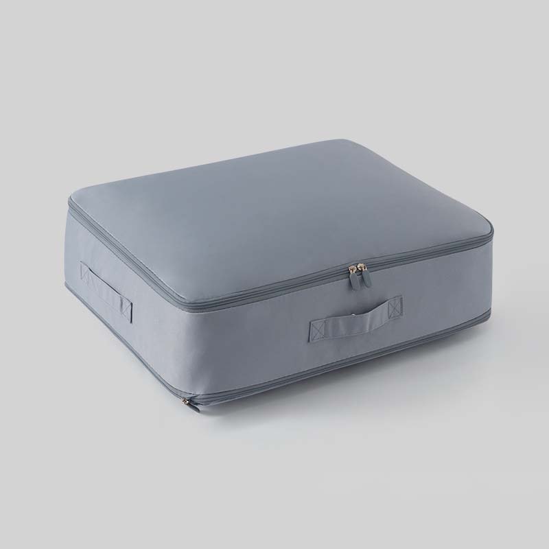 Duvet Storage Bag Premium Nylon Space-Saving Compression with Reinforced Handles Gray Oat Pink Blue