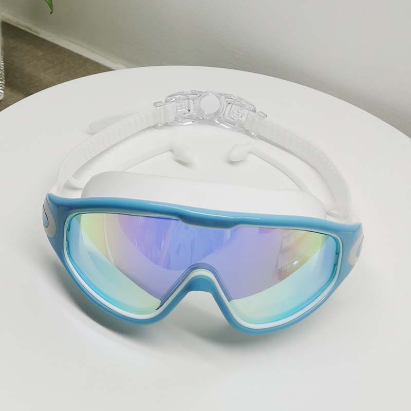 Anti Fog Swim Goggles Unisex Silicone Comfortable Fit Wide Angle Clear Vision