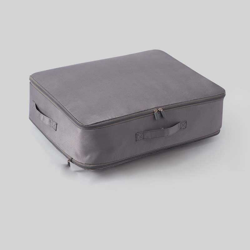 Duvet Storage Bag Premium Nylon Space-Saving Compression with Reinforced Handles Gray Oat Pink Blue