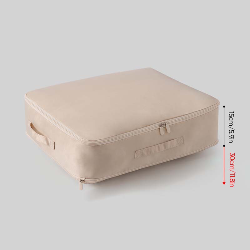 Duvet Storage Bag Premium Nylon Space-Saving Compression with Reinforced Handles Gray Oat Pink Blue