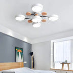Modern LED Ceiling Light Recessed Iron Acrylic Fixture Adjustable Brightness 11.8-17.7 Inch