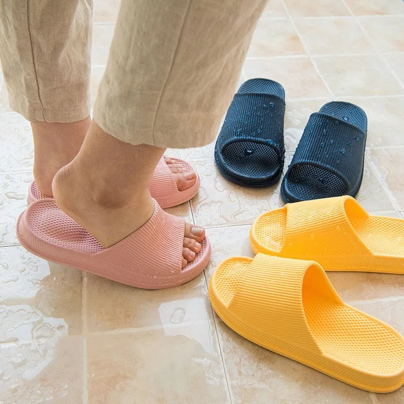 Comfortable Slippers for Foot Pain and Plantar Fasciitis with Arch Support and Heel Cushioning