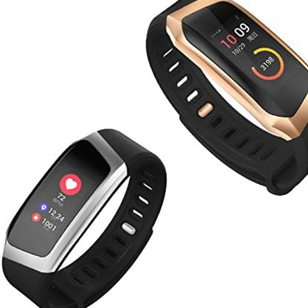 Fitness Tracker Smartwatch with Heart Rate Monitor Blood Pressure Sleep Activity Tracker IP67 Waterproof Compatible with iOS Android
