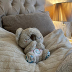Calming Koala Plush Breathing Aid with Rhythmic Motion, Heartbeat Sound, White Noise, and Warm LED Night Light