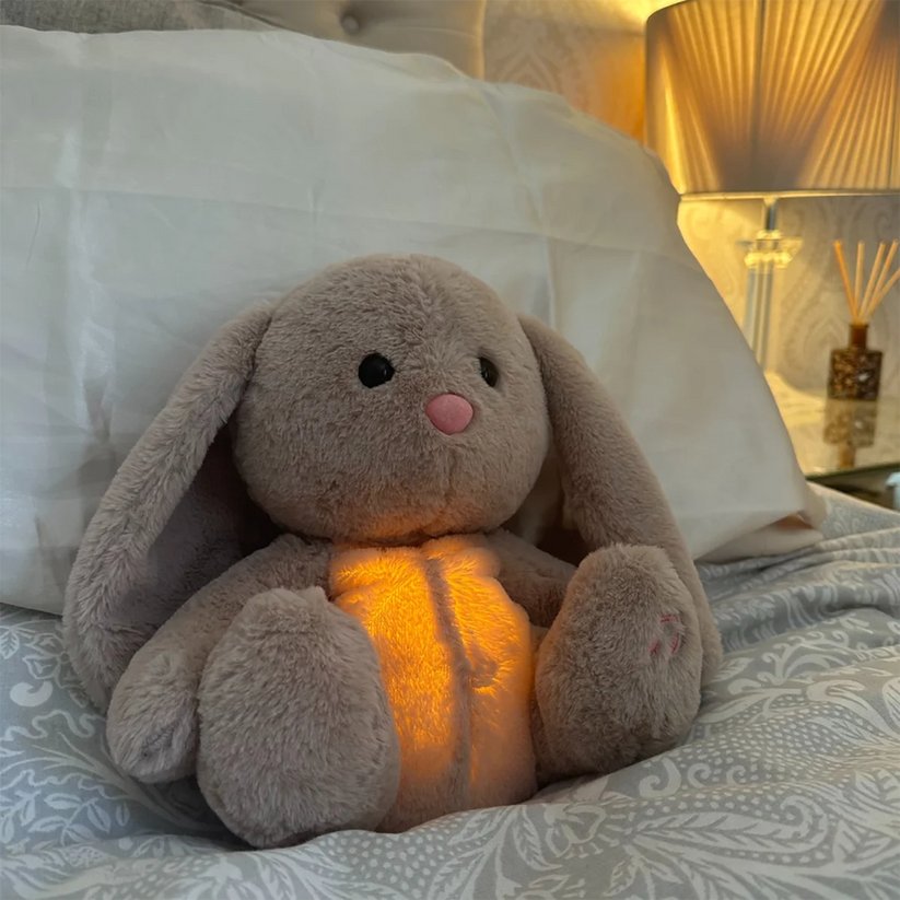 Plush Toy with Soothing Light and Sound for Children Soft Cuddly Sleep Aid