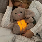 Plush Toy with Soothing Light and Sound for Children Soft Cuddly Sleep Aid