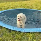 SplashyPaws Non-Slip Sprinkler Splash Pad Water Play Mat for Dogs and Kids with Adjustable Settings