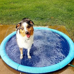 SplashyPaws Non-Slip Sprinkler Splash Pad Water Play Mat for Dogs and Kids with Adjustable Settings